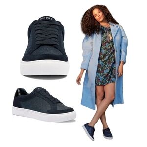 Birdies Cardinal Shoes Women's Blue And White Minimalist Sneakers Size 7.5